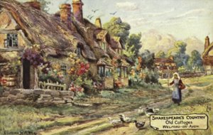 Staré domky, Welford-on-Avon, Warwickshire od English School