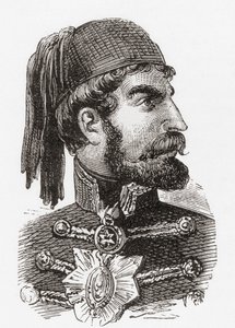 Omar Paša Latas, z Wardovy a Lockovy ilustrované historie světa, vyd. cca 1882. od English School