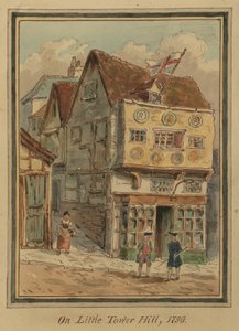 Na Little Tower Hill, Londýn, 1790 od English School