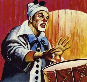 Jedním z Carusových nejlepších výkonů byla role klauna ve hře I Pagliacci. od English School