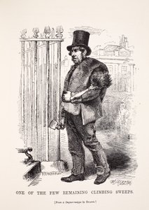 Jeden z mála zbývajících kominíků, z daguerrotypie Richarda Bearda, ilustrace z London Labor a London Poor od Henryho Mayhewa, hospoda. 1862 od English School