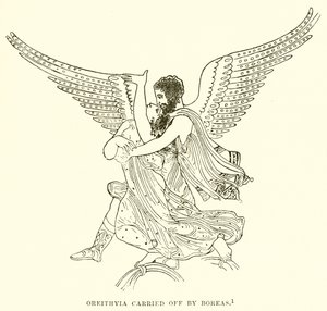 Oreithyii odnesl Boreas od English School