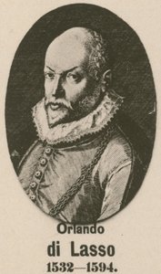 Orlando di Lasso (hlubotisk) od English School