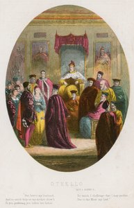 Othello, scéna 1. dějství iii od English School