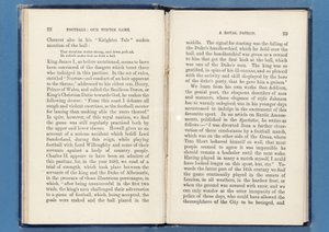 Stránka z Football: Our Winter Game, Charles W. Alcock, 1874 (viz také 315143-4) od English School