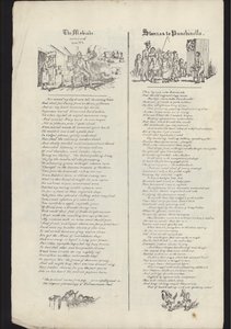 Stránka z letáku o glasgowském veletrhu, vydaného 23. července 1835 (rytina) od English School