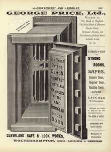 Stránka z Kompendia architektů, geodetů a inženýrů z roku 1892 od English School
