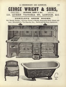Stránka z Kompendia architektů, geodetů a inženýrů z roku 1892 od English School