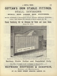 Stránka z Kompendia architektů, geodetů a inženýrů z roku 1892 od English School