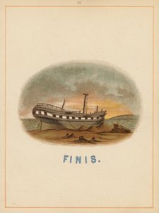 Seite aus Die Boote der Welt, spätes 19. Jahrhundert (Farblithografie) von English School
