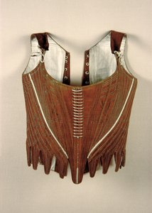 Pár štaflí, cca 1775 (plátno a velrybí kost) od English School