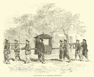 Palanquin čínského hodnostáře od English School