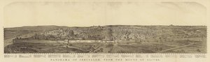 Panorama Jeruzaléma z Olivetské hory od English School