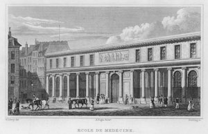 Paris, School of Medicine (rytina) od English School