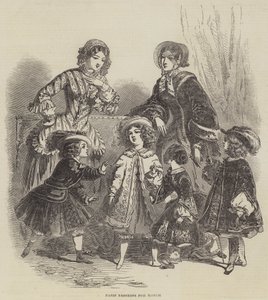 Pařížská móda na březen (rytina) od English School