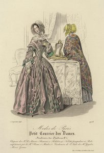 Pařížská móda, 1843 od English School