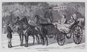 Park Phaeton (rytina) od English School