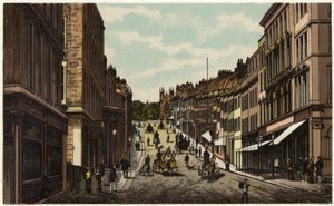 Park Street, Bristol (barevné lito) od English School