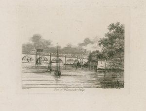 Část Westminster Bridge od English School