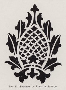 Vzor nebo pozitivní šablona (litho) od English School