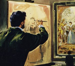 Paul Cezanne studoval a dokonce kopíroval díla Rubense v muzeu Louvre od English School