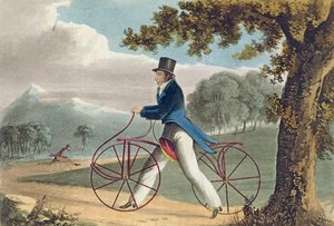 Pedestrian Hobbyhorse, z Ackermanns Repository of Arts, 1819 od English School