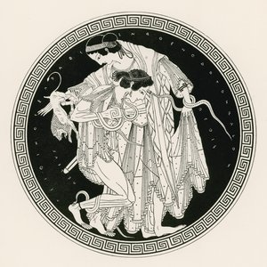 Peleus a Thetis (rytina) od English School