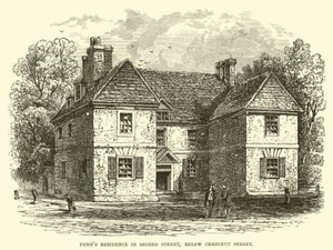 Penns Residence v Second Street, pod Chestnut Street od English School