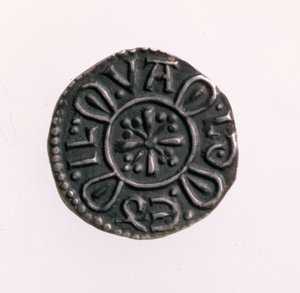 Penny of Offa, král Mercie, 757-96 (reverzní) (stříbrná) (avers viz 168071)
