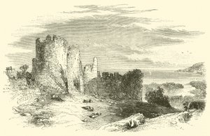 Penrice Castle (rytina) od English School