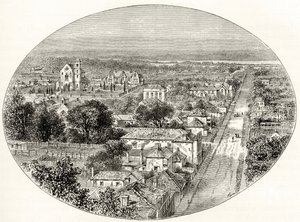 Perth, Západní Austrálie, kolem roku 1880, z 