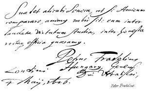Petr Fradelius od English School
