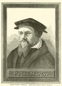 Peter Martyr Vermigli (rytina) od English School