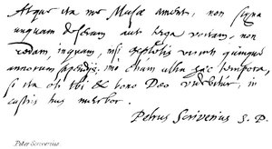 Petr Scriverius od English School