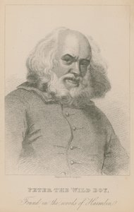 Peter the Wild Boy, nalezený v lesích Hamelnu