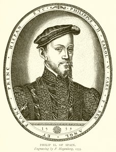 Španělský Filip II od English School
