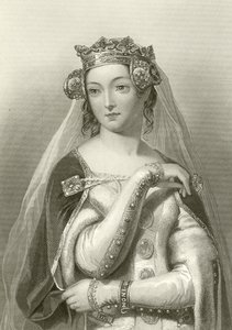 Filipa z Hainaultu, choť krále Edwarda III od English School
