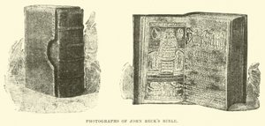 Fotografie Johna Beckse Bible od English School