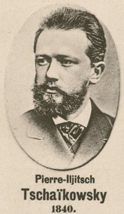 Pierre-Iljič Čajkovskij (rytina) od English School