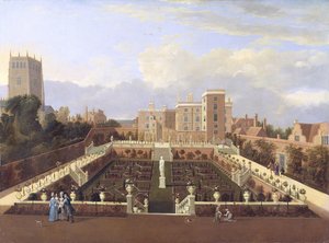 Pierrepont House, Nottingham, kolem 1708-13 od English School