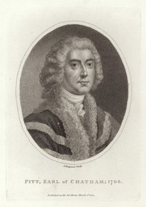 Pitt, hrabě z Chatham, 1766 od English School