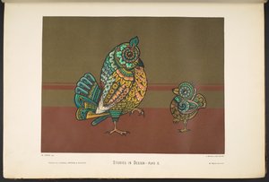 Deska ii, ze Studií designu. [60 barevných talířů.] od English School