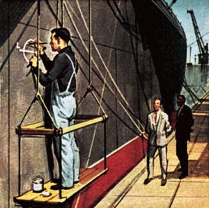 Značka Plimsol nebo nákladová čára od English School