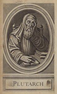 Plutarchos , řecký historik a spisovatel (rytina) od English School
