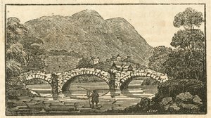 Pooley Bridge, Ullswater (rytina) od English School
