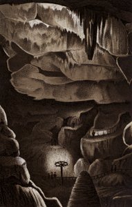 Pools Cavern (litho) od English School