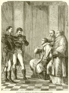 Papež Pius VII. zatčen na příkaz Napoleona Buonaparta od English School