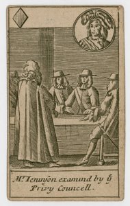 Hrací karta Popish Plot, 1679 od English School