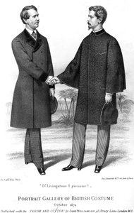 Portrétní galerie britského kostýmu, publikoval s Tailor and Cutter John Williamson, 1872 od English School