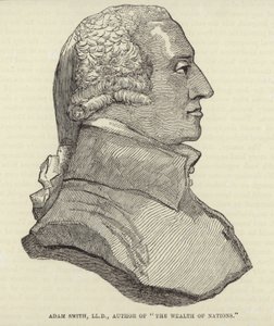 Portrét Adama Smithe od English School